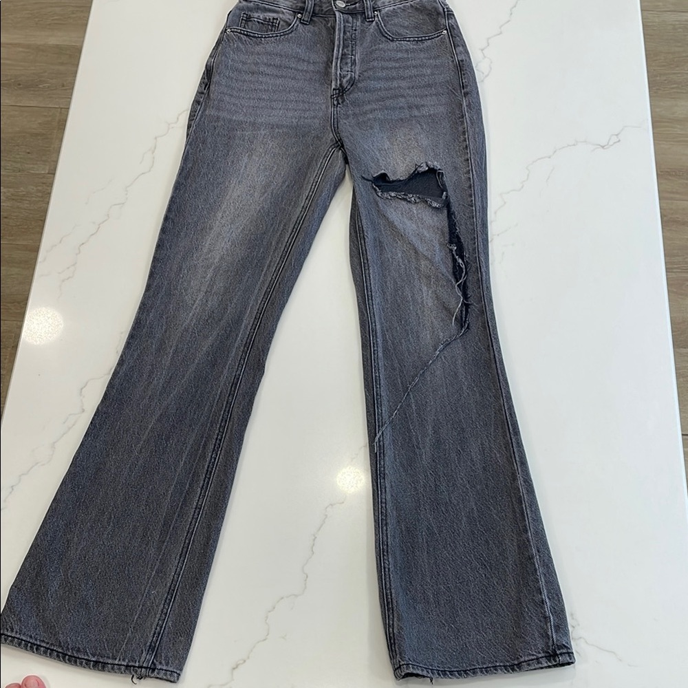 PacSun Charcoal High Rise Bootcut Jeans